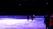 Lambiel Joubert Weir and Plushenko practice for group number for Kings on ice SPB 30.03.2010.avi