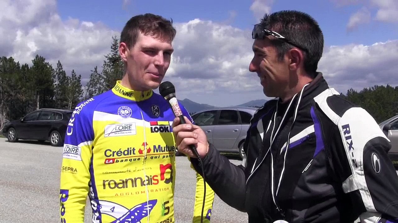 Lucas Papillon (CR4C Roanne) sur la Ronde de l'Isard 2015