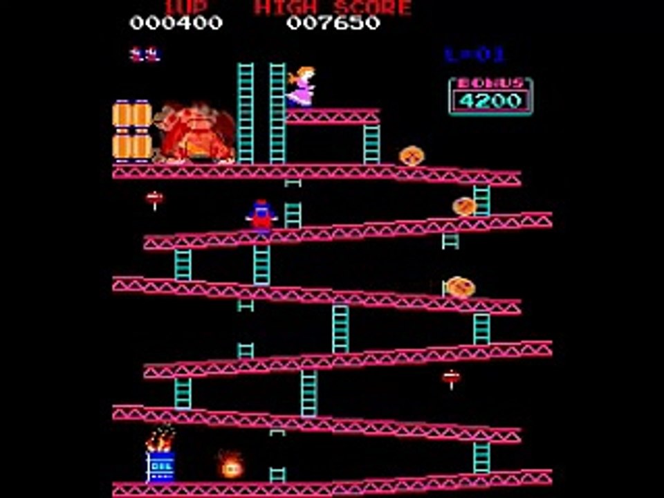 ドンキーコング ファミコン vs アーケード - Donkey Kong NES vs Arcade