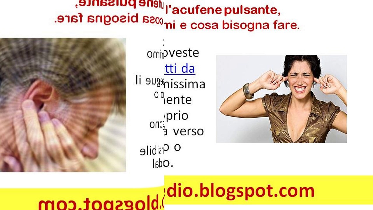 Acufene Pulsante Orecchio Cura Rimedi Naturali | Fischio Alle Orecchie