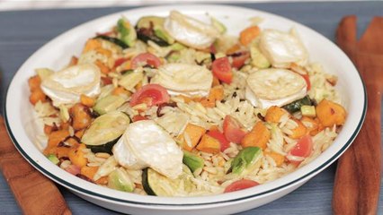 Rainbow Orzo Pasta Salad