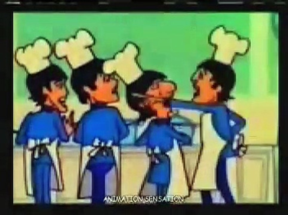 Beatles Cartoon - I want to Hold Your Hand