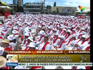 Sigue paso a paso en teleSUR la beatificación de monseñor Romero