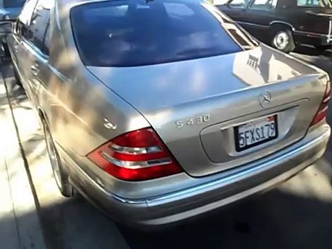 How to jump start a Mercedes S430/S500 W220 with trunk jammed or locked