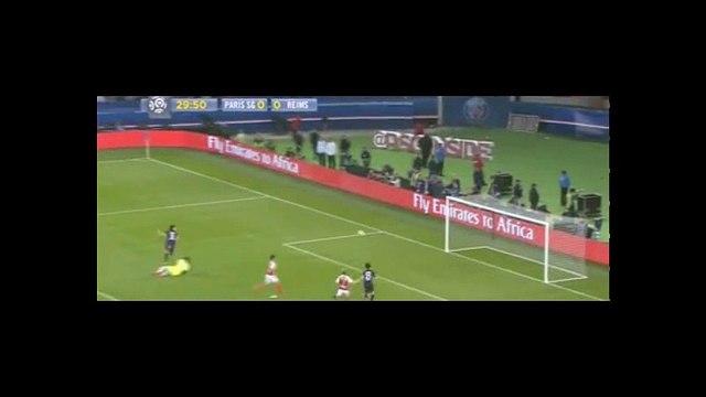 Edison Cavani 1:0 - PSG ( 3-2 ) Reims - 23/05/2015