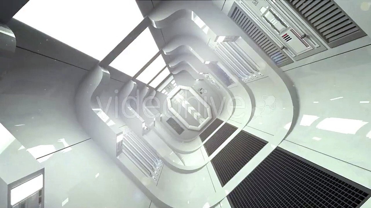 After Effects Project Files - 3D Space Ship Interior Logo Opener - VideoHive 10140458