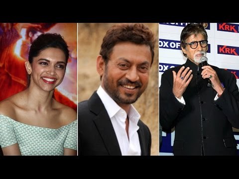 Amitabh Bachchan, Deepika Padukone & Irrfan Get Together For Piku - BT