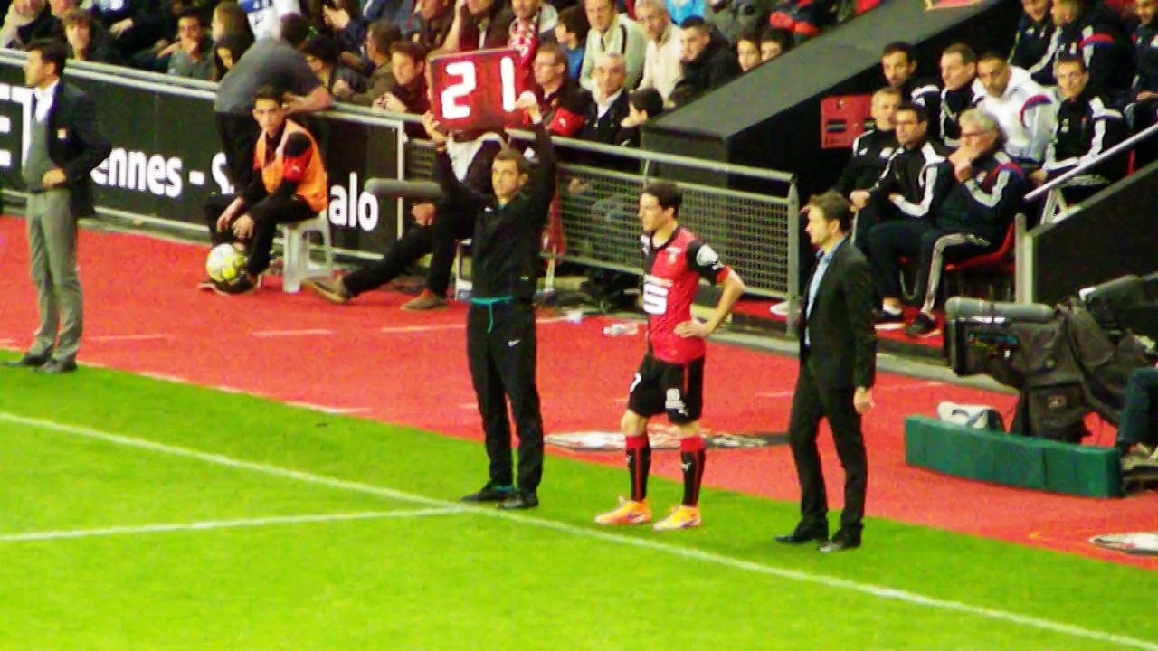 23/05/15 : SRFC-OL : changement André/Pajot (87')