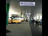 Suvarnabhumi Airport BUS STATION Bangkok Thailand LOCAL BUS