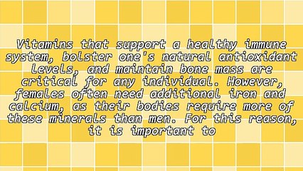 Taking A Multivitamin For Women Is A Wise Course Of Action