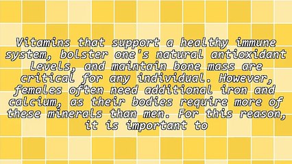 Taking A Multivitamin For Women Is A Wise Course Of Action