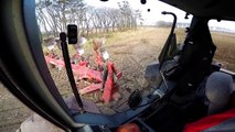 [GoPro] Ploughing for spring barley with Valtra 8350 and 4 furrow plough Danish Agriculture 2015