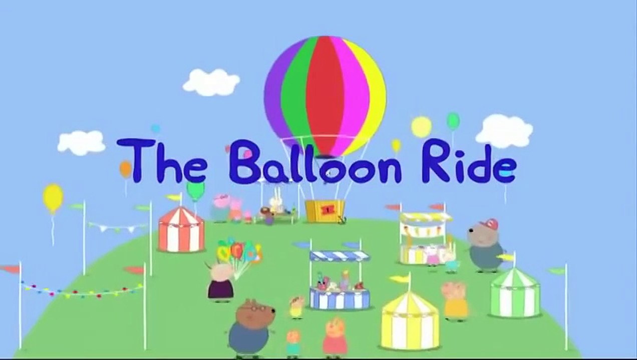 Πέππα το Γουρουνάκι   Βόλτα με αερόστατο pepa pig greek new