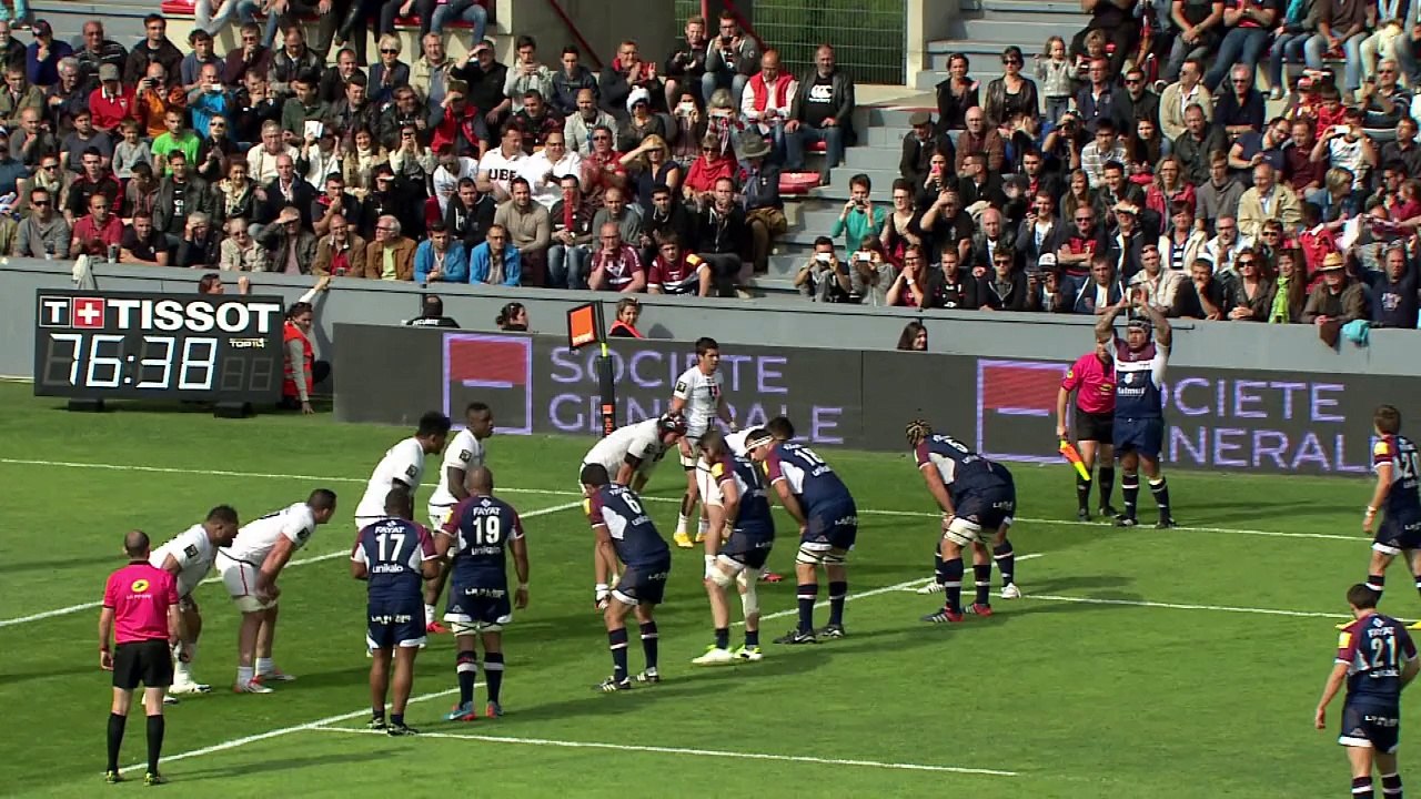 TOP14 - Toulouse - Bordeaux: Essai Blair Connor (BOR) - J26 - Saison 2014/2015