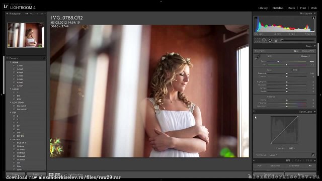 ОБРАБОТКА ФОТО RAW В Lightroom 4///СВАДЕБНОЕ ФОТО (пример№4)