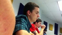 Kid Falls asleep in class --- business law NGCSU North Georgia College & State University