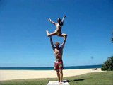 Acro Yoga on the beach - Tandem Surfing Lift Level 3 Confirmed- SMALL ARROW - #5