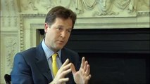Nick Clegg talks tuition fees and NHS with Jon Snow