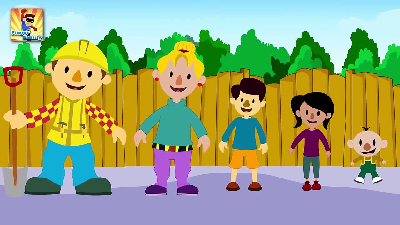Finger Family Super Builder Finger Family | Finger Family Songs | Finger Family Parody
