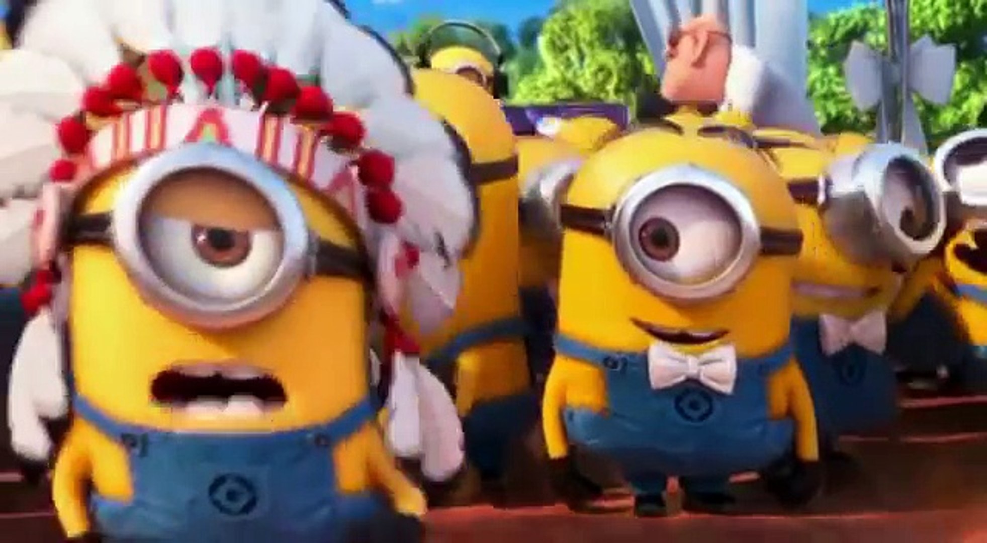 Despicable Me 2 - Minions YMCA Song with Lyrics HD - video Dailymotion