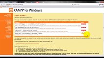 Installing XAMPP 1.8.1 | How to install PHP on Windows 7.