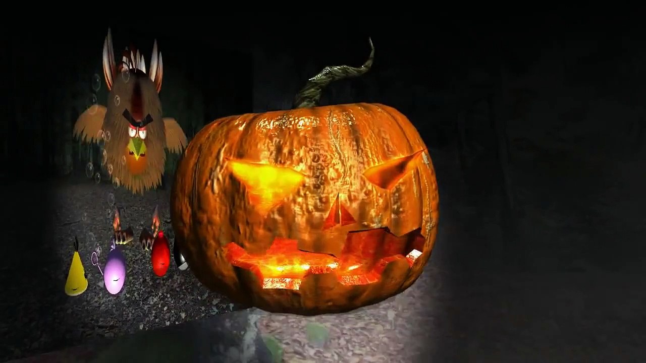 ANGRY BIRDS vs  SLENDERMAN   Halloween special ♫ 3D animated  game mashup  ☺ FunVideoTV   Style ;
