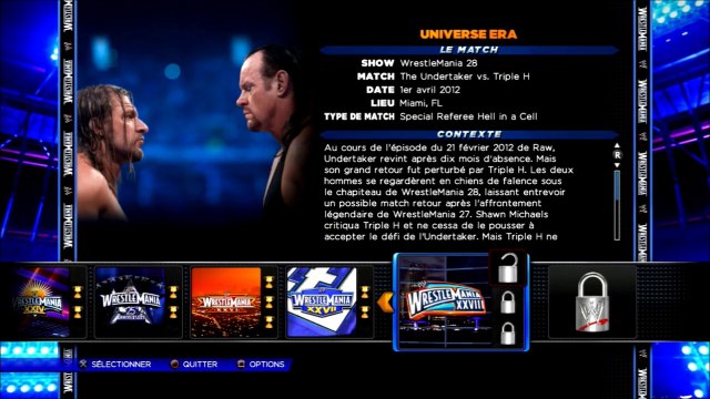 Let's play - WWE 2K14 : 30 years of wrestlemania - épisode 21 , Wrestlemania 28