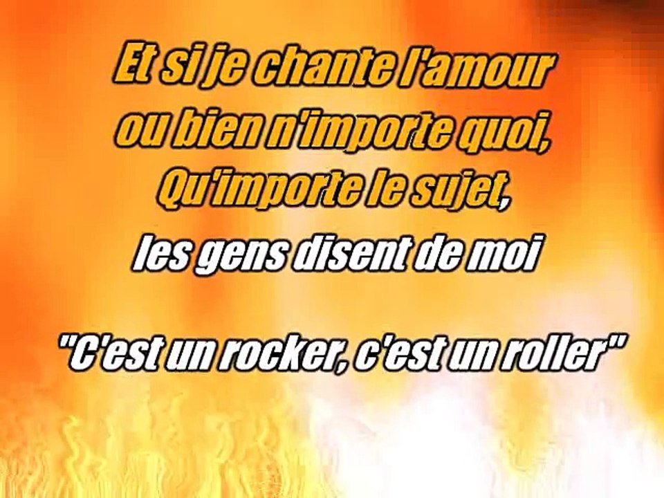 KARAOKE EDDY MITCHELL - C'est un rocker