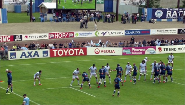 TOP14 - Racing Metro - Castres: Essai Antoine Rallier (CAS) - J26 - Saison 2014/2015