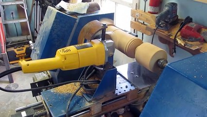 Tour à bois numérique, cnc homemade wood lathe