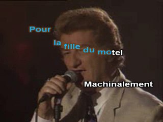 KARAOKE EDDY MITCHELL - La fille du motel