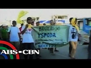 Скачать видео: 'Yolanda' survivors protest on lack of permanent housing