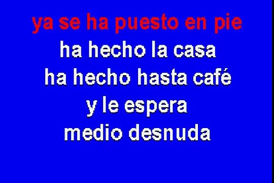 Cruz De Navajas Karaoke