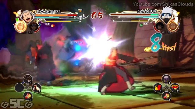★NARUTO Generations _ PS360HD2 vs ShikasClouds (Showdown #2)【1080p HD】★