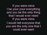 If you were mine
