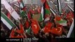 Turkish protest against israeli airstrike in Gaza