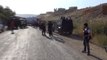 Şırnak - Cizre'de Boya Şişesi Atılan Zırhı Araç Devrildi: 4 Polis Yaralandı