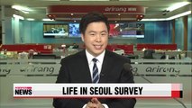 Foreign residents give high marks to life in Seoul
