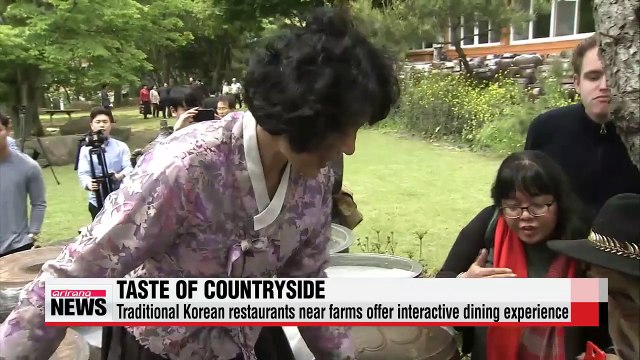Countryside farm restaurants offer traditional Korean food experience