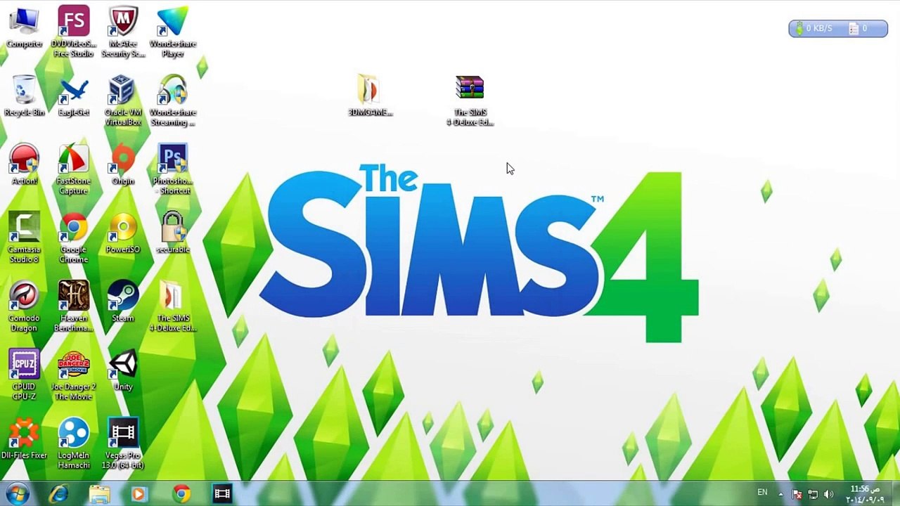 شرح تحميل لعبة The Sims 4 برابط مباشر او تورنت + كراك + حل مشاكل العبه
