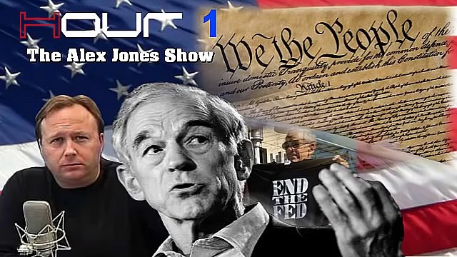 Ron Paul Discusses America's Moral Decline & Economic Collapse on The Alex Jones Show 1/2