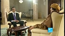 حديث حصري لفرانس 24 مع العقيد معمر القذافي