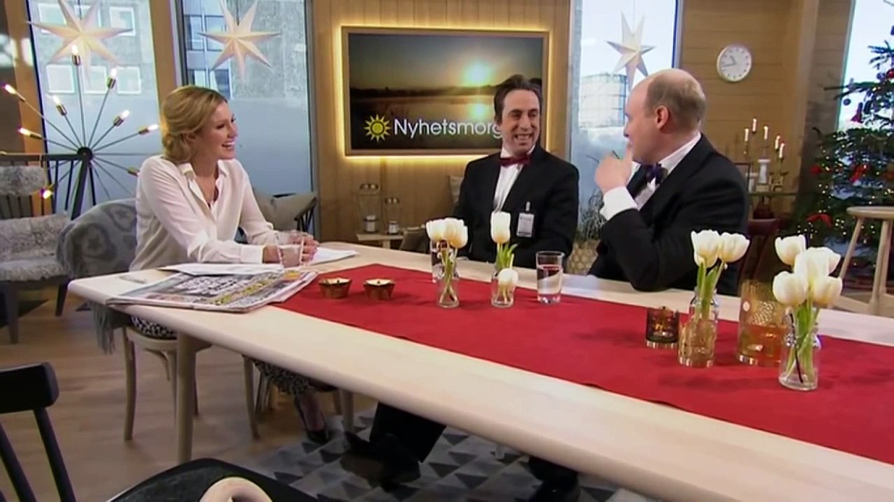 Här tar Grotescogänget över studion - Nyhetsmorgon (TV4)