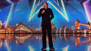 Andrew Fleming's desperate to make a good impression - Britain's Got Talent 2015