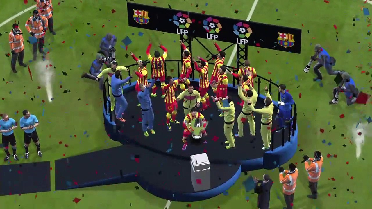FIFA 14 PS4 1080p HD Campeones Liga BBVA 2014/2015 y Mejores jugadas OSA-FCB