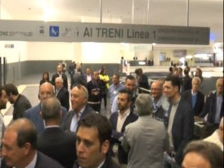 Télécharger la video: Napoli - Inaugurata stazione metropolitana di Piazza Municipio 1 (23.05.15)