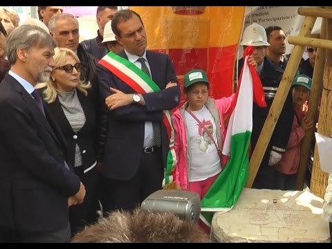 Napoli - Delrio e De Magistris celebrano Falcone e Borsellino (23.05.15)