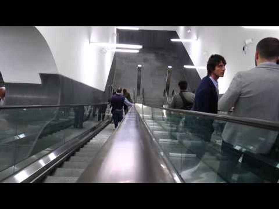 Napoli - Inaugurata stazione metropolitana di Piazza Municipio - 2 - (23.05.15)