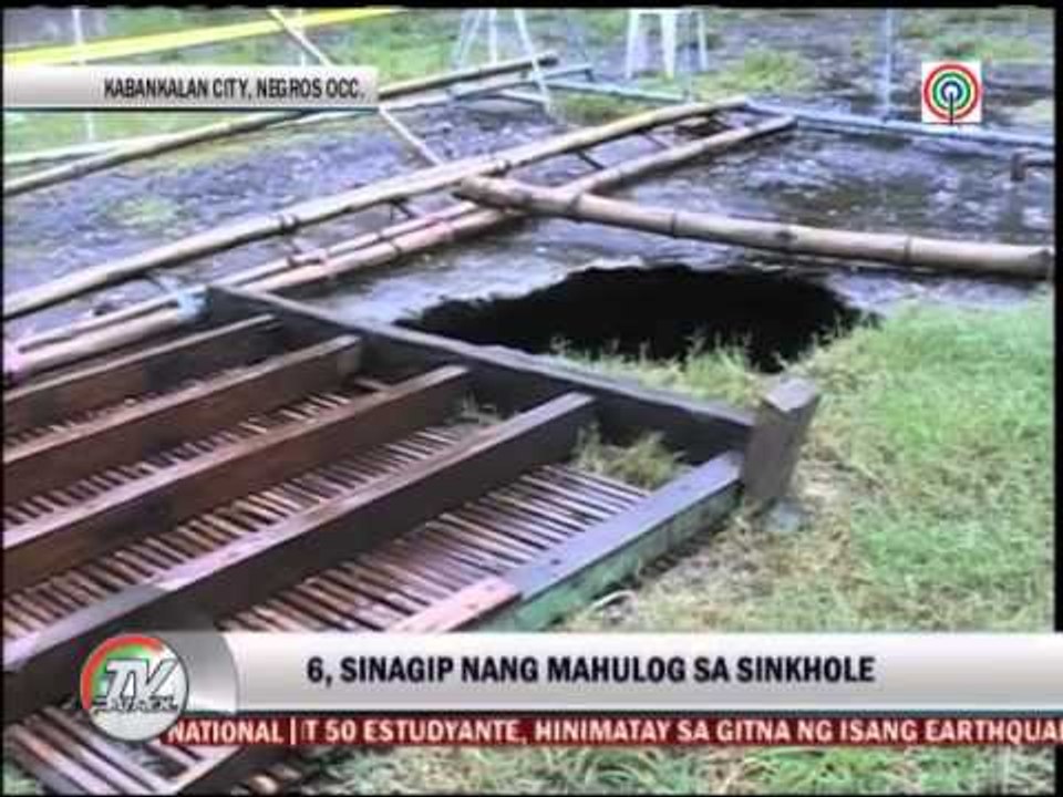 6 hurt after falling into sinkhole in basketball court