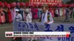 Women activists cross DMZ to call for peace on Korean peninsula